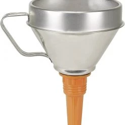 Pressol Produits D'entretien 02 344 Entonnoir En Tôle D'acier Galvanisée Ø 200 Mm Tamis 3.2L