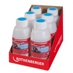 Rothenberger Accessoires Produits D'entretien 1500000202 RoClean Agent De Protection Pour Les Systèmes De Chauffage Par Radiateurs Et Le Chauffage Au Sol 6 X 1 Ltr.